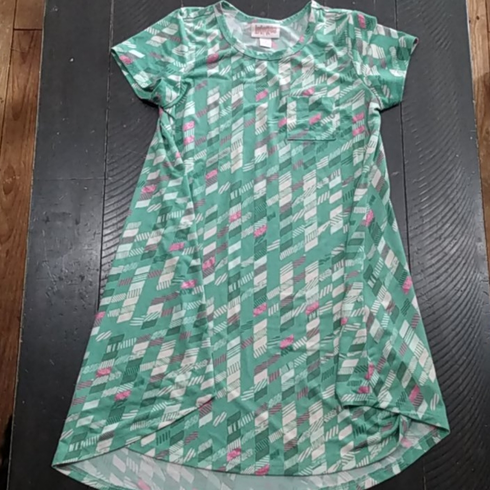 Green LuLaRoe Dress
